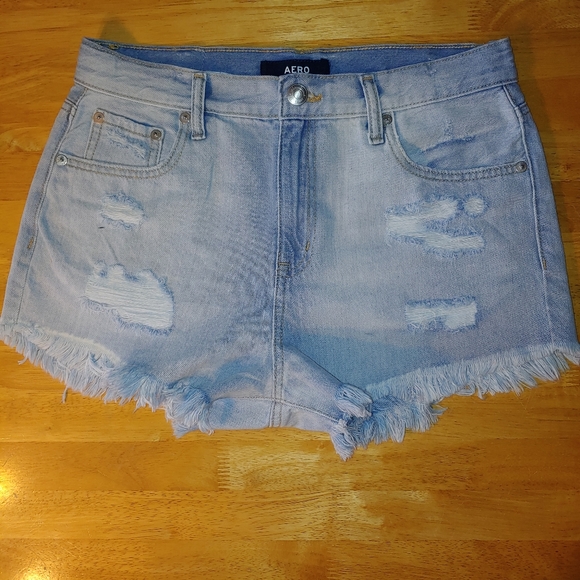 Aeropostale Pants - Aeropostale. Destroyed.  High Rise. Shorties.